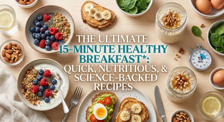 The Ultimate 15-Minute Healthy Breakfast: Quick, Nutritious, and Science-Backed Recipes