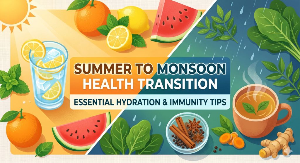 Essential Hydration & Immunity Tips for the Summer-Monsoon Transition